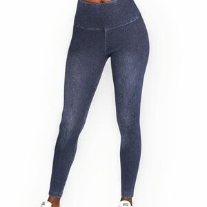 Lysse NWOT XS High Waist Stretch Denim Leggings Dark Wash Skinny